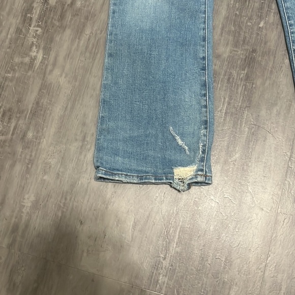 Madewell Cali Bootcut Jeans Distressed Size 26 Petite - Picture 3 of 11